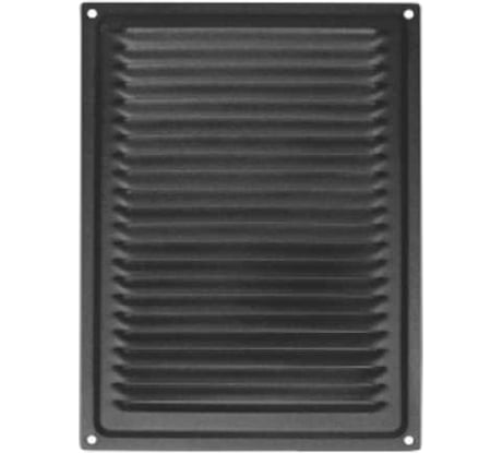 Решетка вентиляционная 170x240 мм, с сеткой, черный Домарт 171123