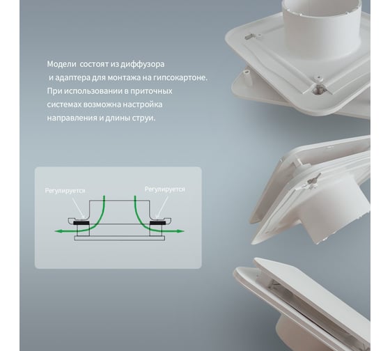 Диффузор ДПУ 100 серии Design Kernick ДПУ100