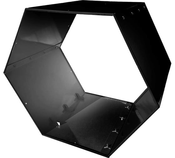 Дровница сборная Сота 52x60x40 см, сталь 1.5 мм BOYSCOUT 61633 1