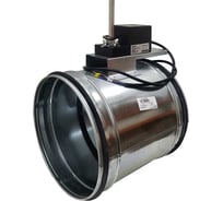 Регулирующая заслонка круглая TKD250-02DN/24V 250 мм, с риверсивным электроприводом 2Нм, 24В, управление открыто/закрыто TECHNO 550252