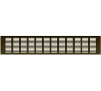 Вентиляционная решетка 100x600 мм, бронза, 1 шт Благовест 21-0004-034