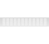 Вентиляционная решетка 100x800 мм, серебро, 1 шт Благовест 21-0004-040