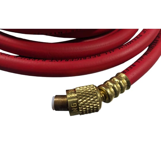 Шланг высокого давления заправочный для фреона 3 м, 1/4"-1/4" WIEDERKRAFT WDK-300RH
