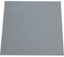 Лицевая панель GORIZONT для вентилятора SYSTEM+, 100 мм, пластик, графит, матовый ВИЕНТО GORIZONT 100gray