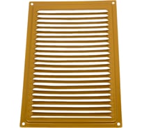 Решётка металлическая с сеткой (170 x 240 мм; золотая) Эвент ВРС