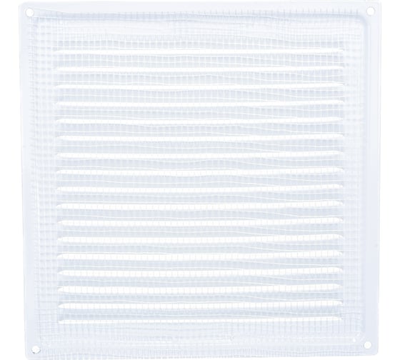 Решётка металлическая с сеткой (200 x 200; белая) Эвент ВРС