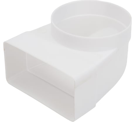 Соединитель  плоского канала с круглым,  угловой Эвент 60120 СК100ФП