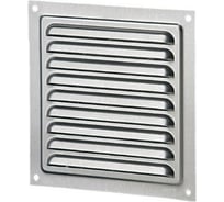 Решётка металлическая с сеткой, неокрашенная 100 x 200 мм Эвент ВРС