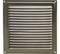 Решётка металлическая с сеткой (бронзовая; 100x100 мм) Эвент ВРС