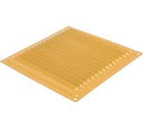 Решётка металлическая с сеткой (175 x 175 мм; золотая) Эвент ВРС