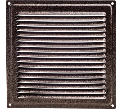 Решётка металлическая с сеткой (150 x 150 мм; медь) Эвент ВРС