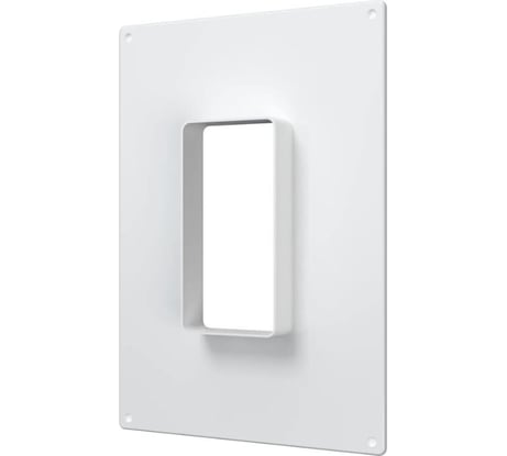 Площадка торцевая пластиковая вертикальная 205x240 мм, фланец 60x120 мм ВИЕНТО 612ПВ