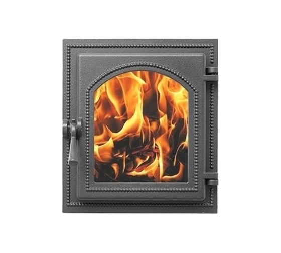 Дверка каминная 220 Антрацит Везувий А-311926 1
