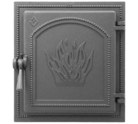 Дверка каминная 271 Антрацит Везувий А-341958