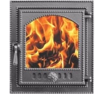 Дверка каминная 210 Антрацит Везувий А-343314