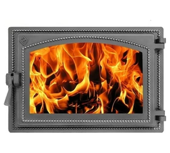Дверка каминная 230 Антрацит Везувий А-355341 1
