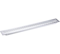 Решетка вентиляционная 484x60 мм, шлифованная сталь GTV KK-W60800-06