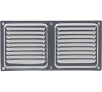 Решетка вентиляционная 100x200 мм, хром Дверной Страж ДС46322