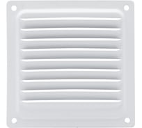 Решетка вентиляционная 100x100 мм, белая Дверной Страж ДС46308