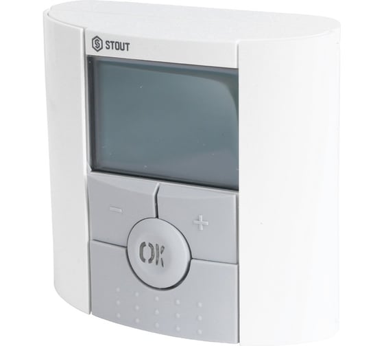 Электронный комнатный термостат BTD с ЖК-дисплеем STOUT STE-0001-000003 RG008U64Q3430V