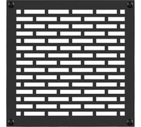 Накладка Лофт черный, 20x20 см для вентиляции ООО СКП ВРК-004Ч