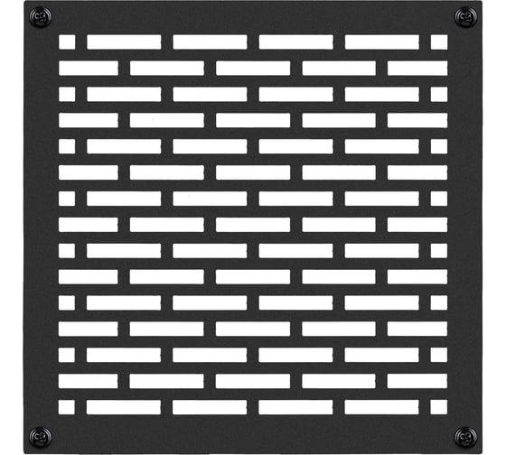 Накладка Лофт черный, 20x20 см для вентиляции ООО СКП ВРК-004Ч 1