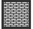 Накладка Лофт черный, 20x20 см для вентиляции ООО СКП ВРК-004Ч 1