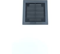 Решетка вентиляционная вытяжная Серия ВР 150х150 мм, с рамкой, пластик, черный ВИЕНТО 1515ВР-черный