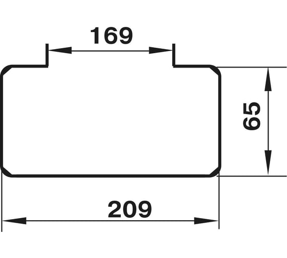 Держатель 86, 204x60 мм Zernberg 10192141