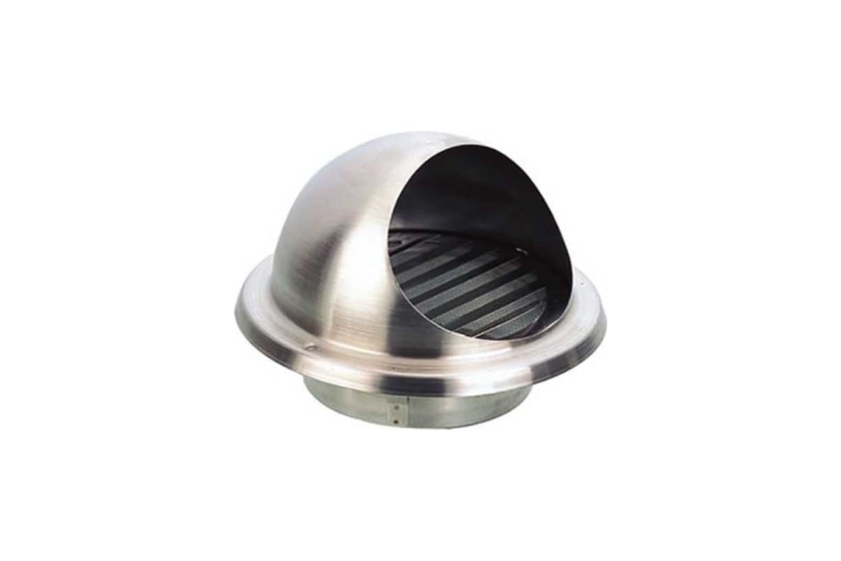 Выход стенной вентиляционный 160 мм металлический диффузор с решеткой и ...