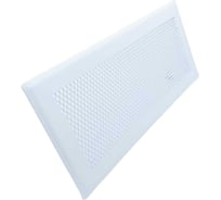 Стальная решетка дизайнерская 250x100 мм, белый глянец Brofer Marte