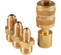 Набор переходников для заправки автокондиционеров Volvo, 4 предмета МАСТАК 105-40044