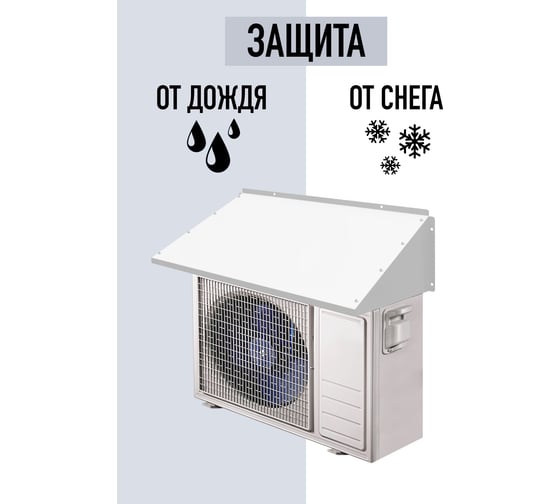 Защитный козырек для кондиционера 850х315х520 мм, 1 мм ООО СКП ЗК-001Б