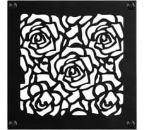 Накладка для вентиляции Розы 150х150 мм, 1 мм ООО СКП ВРК-005Ч