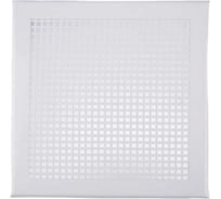 Решетка вентиляционная ООО Вентмаркет 350x350мм металлическая на магнитах, квадрат, белый VRQ00350
