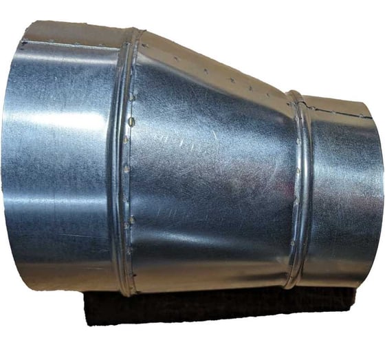 Эксцентриковый редуктор для круглых воздуховодов, D200(-)/(+)250 мм, оцинкованная сталь ООО Вентмаркет Red200x250eccentric