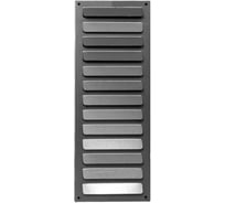 Решетка вентиляционная ООО Вентмаркет 200x550мм с наружними жалюзями из оцинкованной стали RG0205500