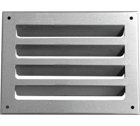 Решетка вентиляционная ООО Вентмаркет 250x300мм с внутренними жалюзями из оцинкованной стали RG0253001