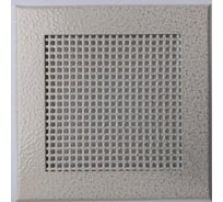 Решетка вентиляционная ООО Вентмаркет 150х150 мм, металлическая на магнитах, квадрат, слоновая кость VRQ00150S11