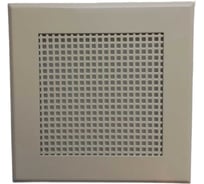 Решетка вентиляционная 150x150 мм, металлическая на магнитах, квадрат, крем ООО Вентмаркет VRQ00150S10