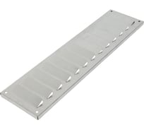 Решетка вентиляционная 100x400 мм, с наружными жалюзями из оцинкованной стали ООО Вентмаркет RG0104001