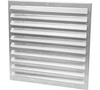Решетка вентиляционная 150x150 мм, с наружными жалюзями из оцинкованной стали ООО Вентмаркет RG0151500