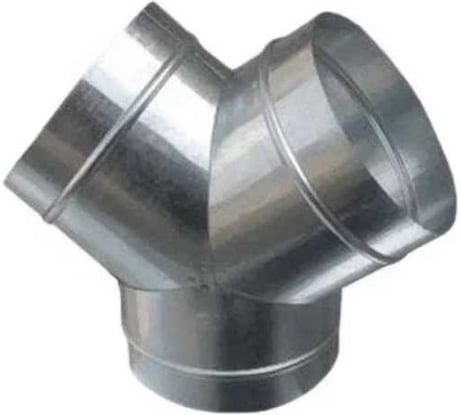 Тройник удлиненный Y-образный 150 мм, оцинкованная сталь для круглых воздуховодов ООО Вентмаркет Т150Y