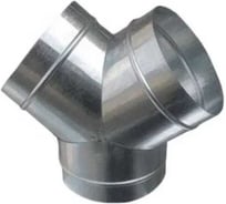 Тройник Y-образный 110 мм, оцинкованная сталь для круглых воздуховодов ООО Вентмаркет Т110Y