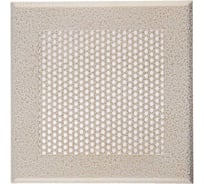 Решетка вентиляционная ООО Вентмаркет 150х150 мм, металлическая на магнитах, кружок, антик белый VRK001501