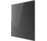 Панель декоративная AEON 100/125 мм, 179x179 мм, стекло Lacobel DICITI PAGL4/5 Black Classic 3