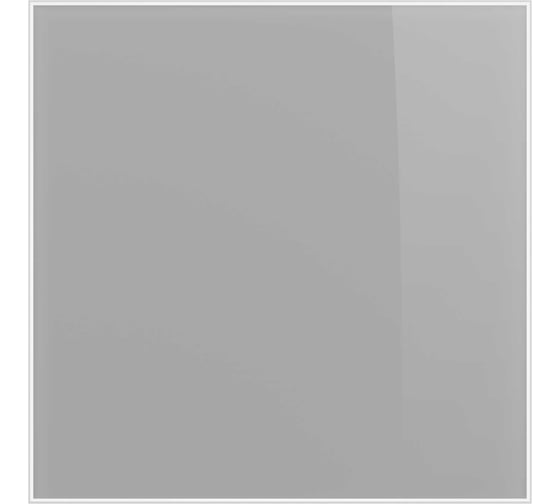Панель декоративная AEON 100/125 мм, 179x179 мм, стекло Lacobel DICITI PAGL4/5 Silver Clear