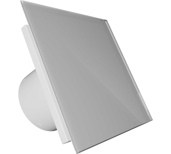 Панель декоративная AEON 100/125 мм, 179x179 мм, стекло Lacobel DICITI PAGL4/5 Silver Clear
