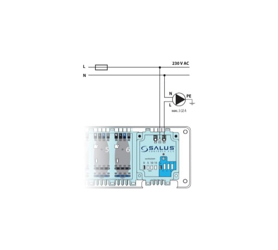 Модуль управления насосом Salus Controls PL06