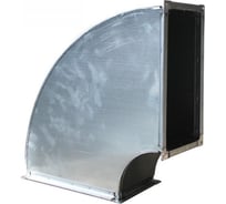 Отвод прямоугольного сечения радиусный Вентека - 150x150-90-100 Рулон оц.(08ПС)0.50 _ш20у65/ш20у65_ 45-7990000002742